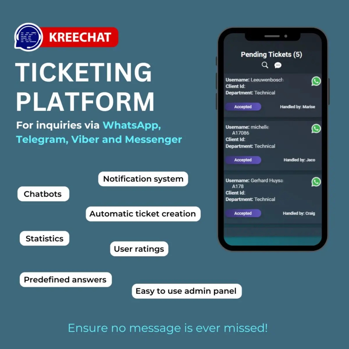 Kreechat Ticketing Platform | Other IT Services | Sofia | Ad gallery (SEO) | 1