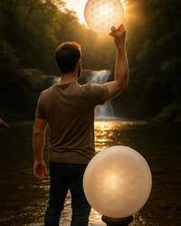 Palet en Sélénite – Fleur de Vie gravée – Énergie & Décoration 🌟