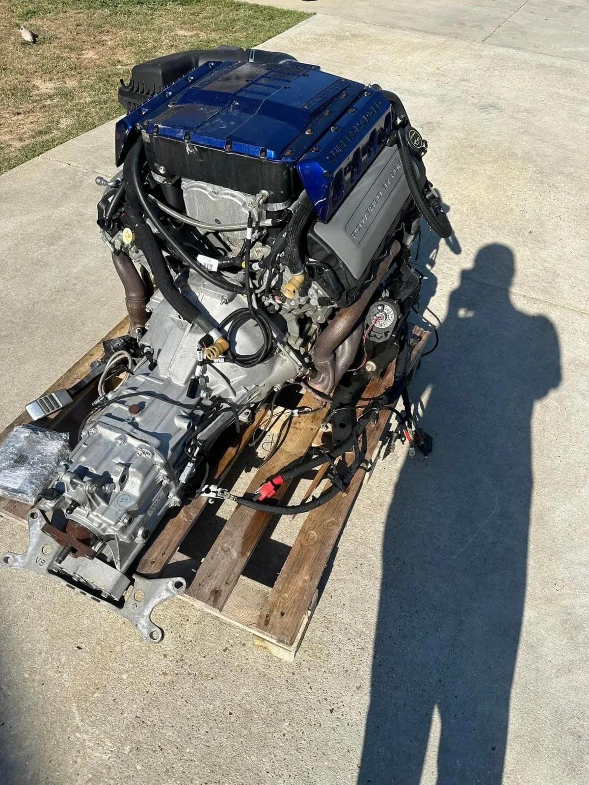 Ford Coyote Gen2 5.0L Supercharged V8 Engine Paired with TR-6060 6spd Manual Transmission For Sale | Ford | Leeds | 3