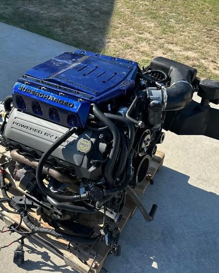 Ford Coyote Gen2 5.0L Supercharged V8 Engine Paired with TR-6060 6spd Manual Transmission For Sale | Ford | Leeds | 2