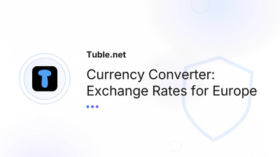 Currency Converter Europe — Exchange Rates Online | Tuble.net
