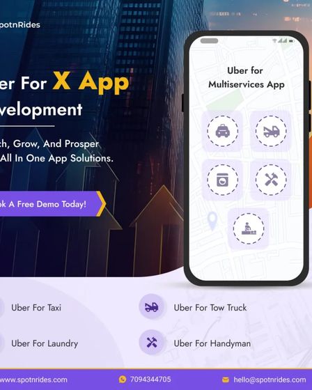 Launch Your Multi-Service Business with SpotnRides Grab Clone App! | Other Electronics | Mogilev | 2