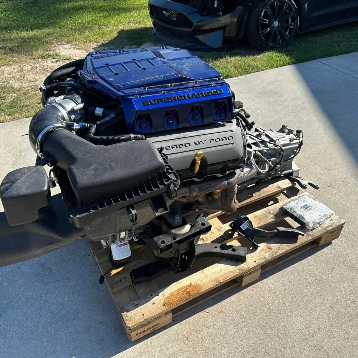 Ford Coyote Gen2 5.0L Supercharged V8 Engine Paired with TR-6060 6spd Manual Transmission For Sale | Ford | Leeds | Ad gallery (SEO) | 1