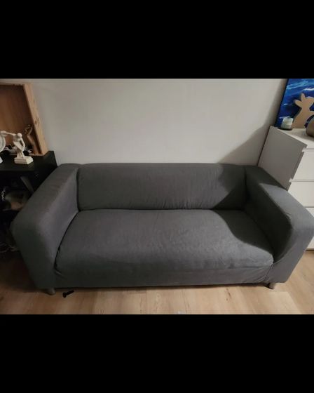 Ikea gray sofa 2 people | Sofas and armchairs | Ghent | 1