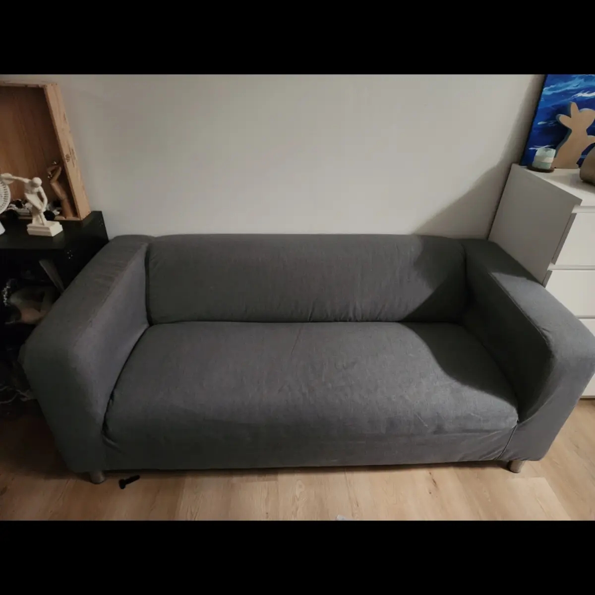 Ikea gray sofa 2 people | Sofas and armchairs | Ghent | Ad gallery (SEO) | 1