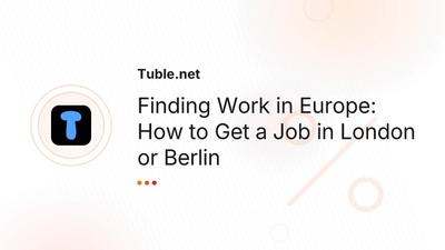 Jobs in London, Jobs in Berlin: Find Vacancies | Tuble.net