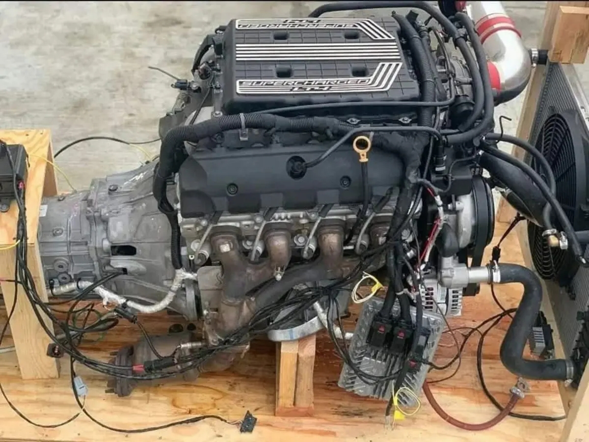 6.2L LT4 Supercharged V8 engine paired with 6-speed manual transmission complete Plug and Play | Auto parts | Vienna | Ad gallery (SEO) | 2