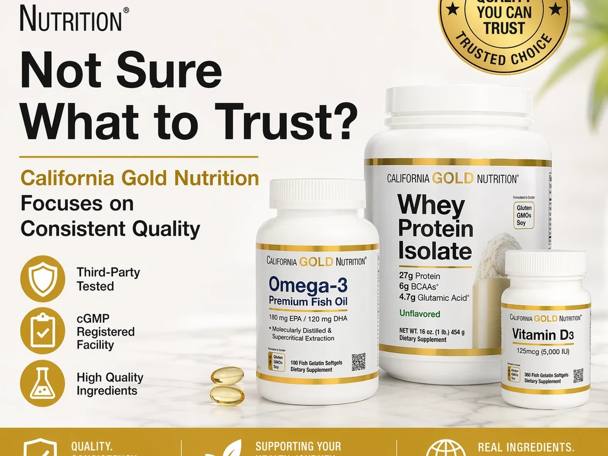 California Gold Nutrition — Quality Supplements You Can Trust | Care products | Madrid | Ad gallery (SEO) | 2