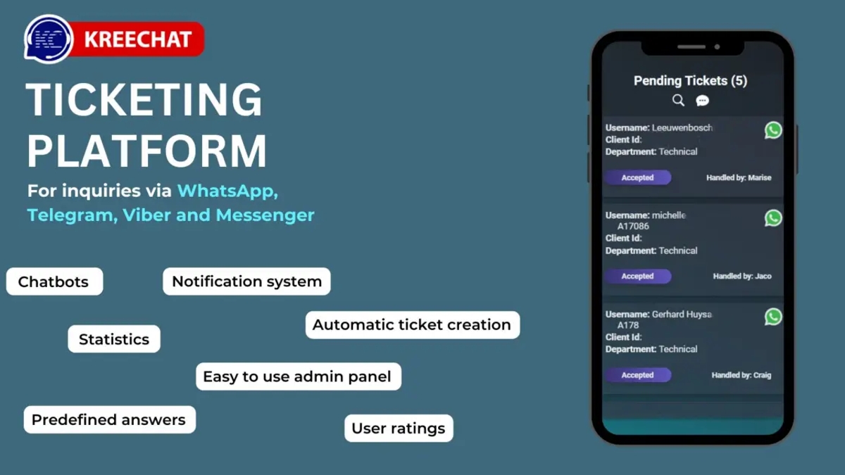 Kreechat Customer Service Software for inquiries via multiple chats | Other areas of business | Sofia | Ad gallery (SEO) | 3