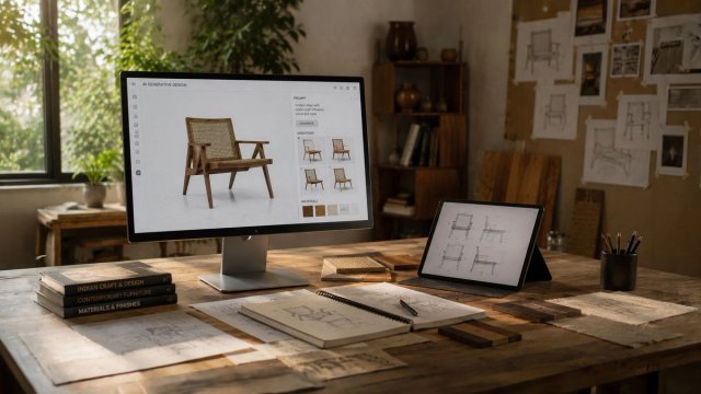 How AI Is Being Used in Furniture Design and What It Means for Indian Craft