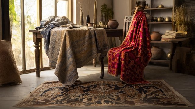The Collector's Guide to Vintage Indian Textiles: Kantha, Phulkari, and Kalamkari