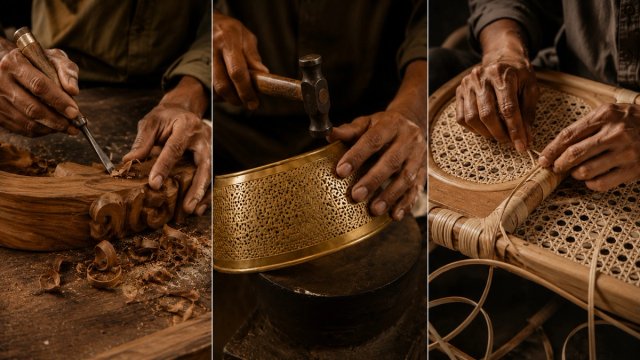Teak, Brass, and Cane: The Materials That Make Indian Craft Furniture Last a Lifetime