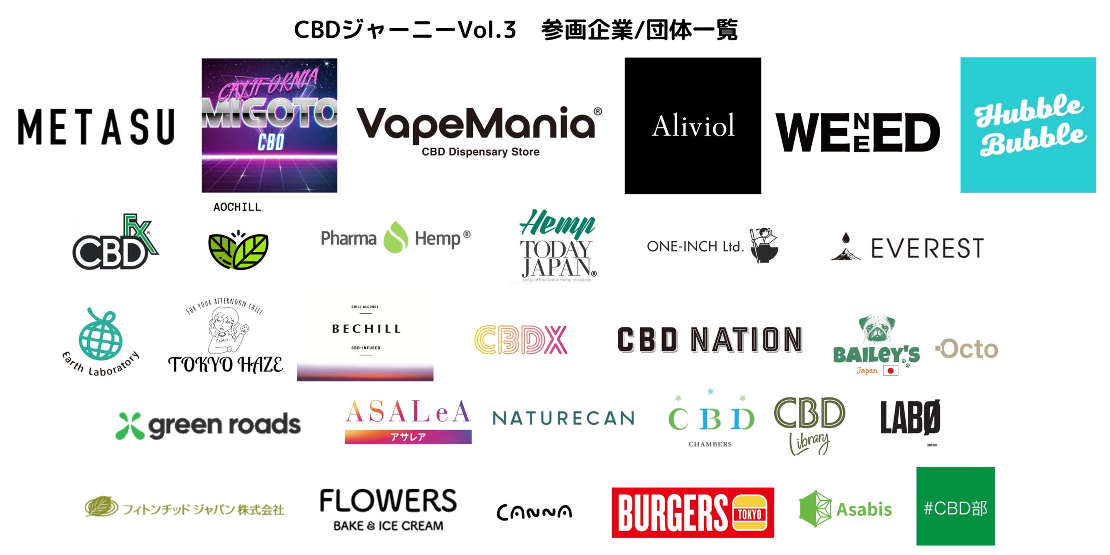 CBD体験型イベント CBDジャーニー Vol.3を2022年3月24日（木）～ 4月20日（水） 開催！各種CBD企業に加えて、チェリオの次世代飲料CBDXや日比谷花壇のFLOWERSも参画。