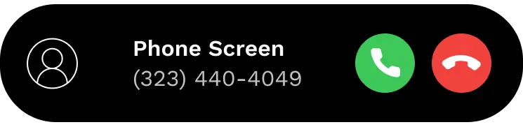 Phone call buttons and call informations