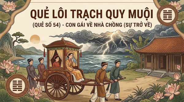 Quẻ Lôi Trạch Quy Muội (54)