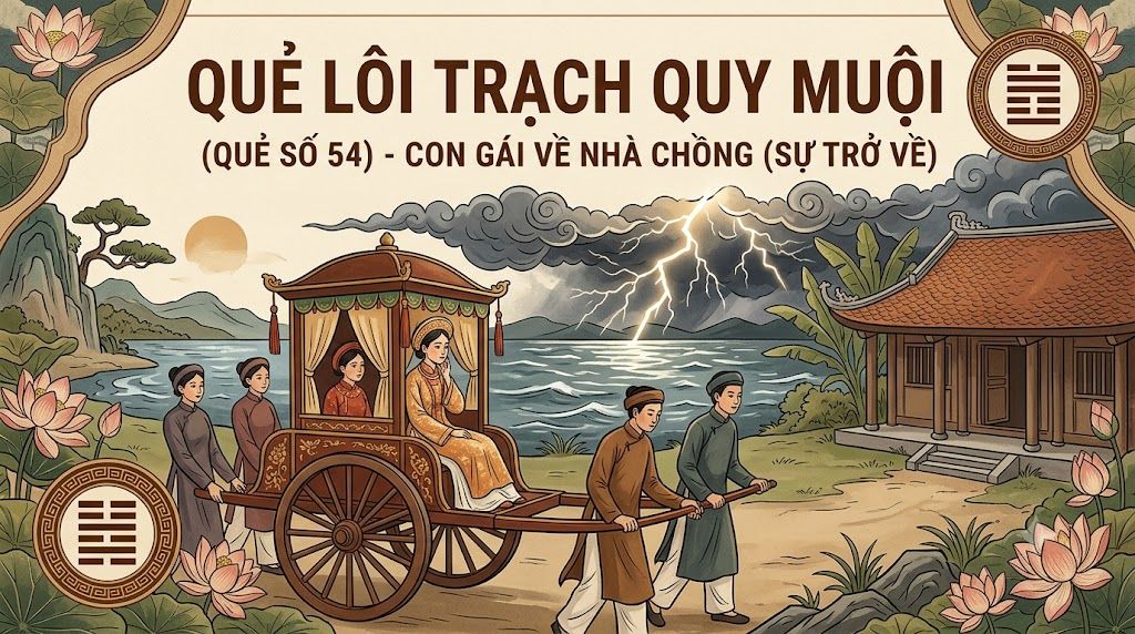 Quẻ Lôi Trạch Quy Muội (54)