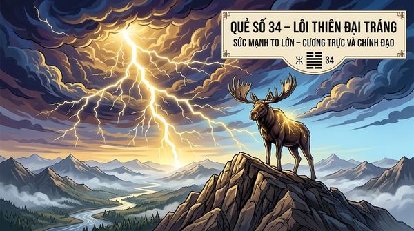 Quẻ Lôi Thiên Đại Tráng (34)