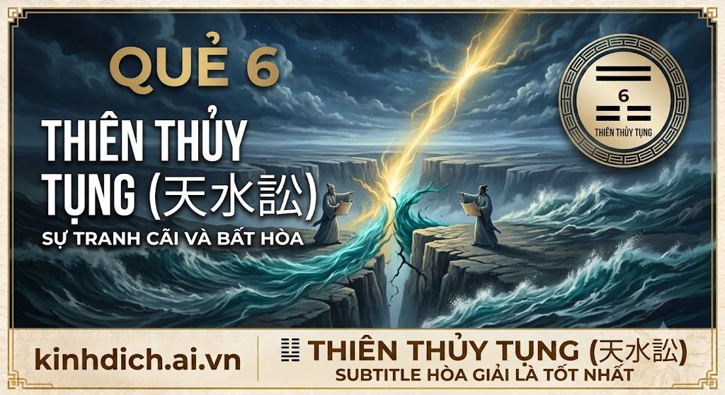 Quẻ Thiên Thủy Tụng