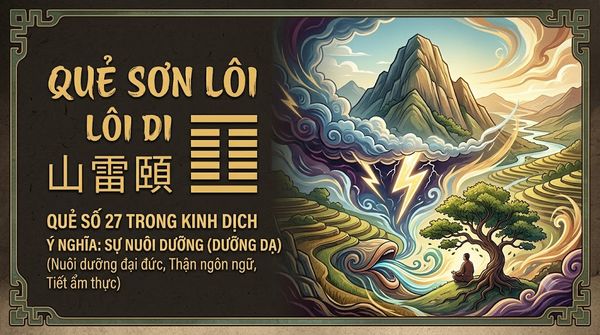 Quẻ Sơn Lôi Di (27)