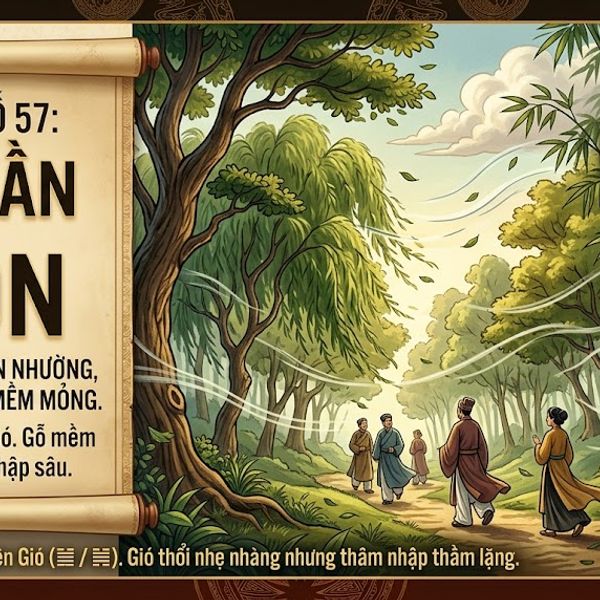 Quẻ Thuần Tốn (57)