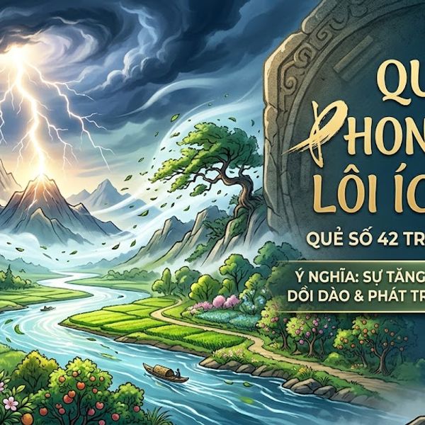 Quẻ Phong Lôi Ích (42)
