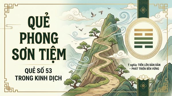 Quẻ Phong Sơn Tiệm (53)