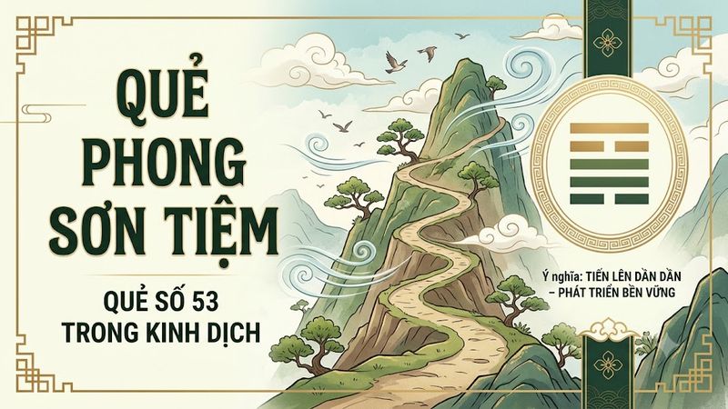 Quẻ Phong Sơn Tiệm (53)