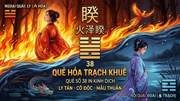 Quẻ Hỏa Trạch Khuê (38)