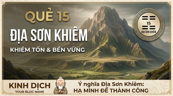 Quẻ Địa Sơn Khiêm
