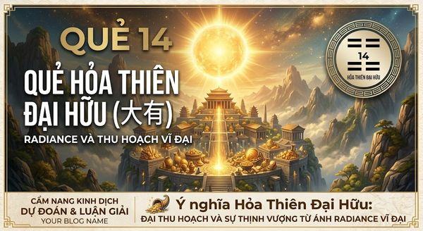Quẻ Hỏa Thiên Đại Hữu