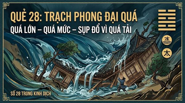 Quẻ Trạch Phong Đại Quá (28)