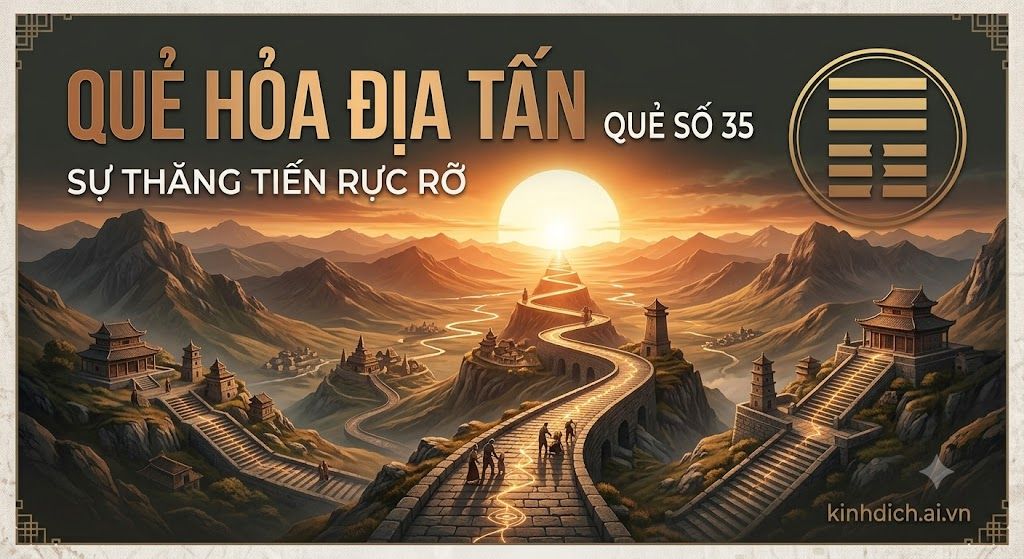 Quẻ Hỏa Địa Tấn (35)