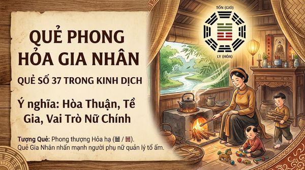 Quẻ Phong Hỏa Gia Nhân (37)