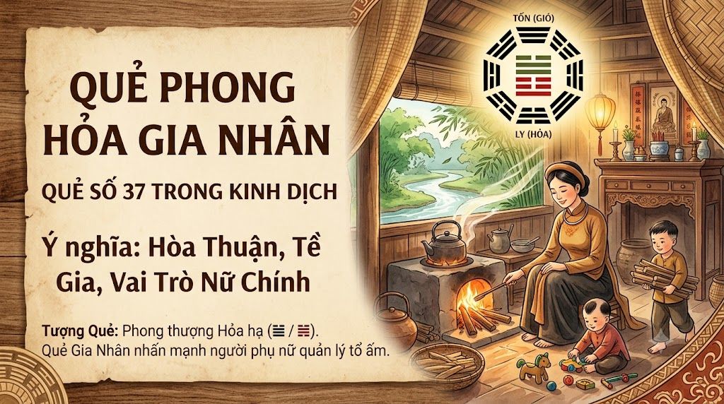 Quẻ Phong Hỏa Gia Nhân (37)