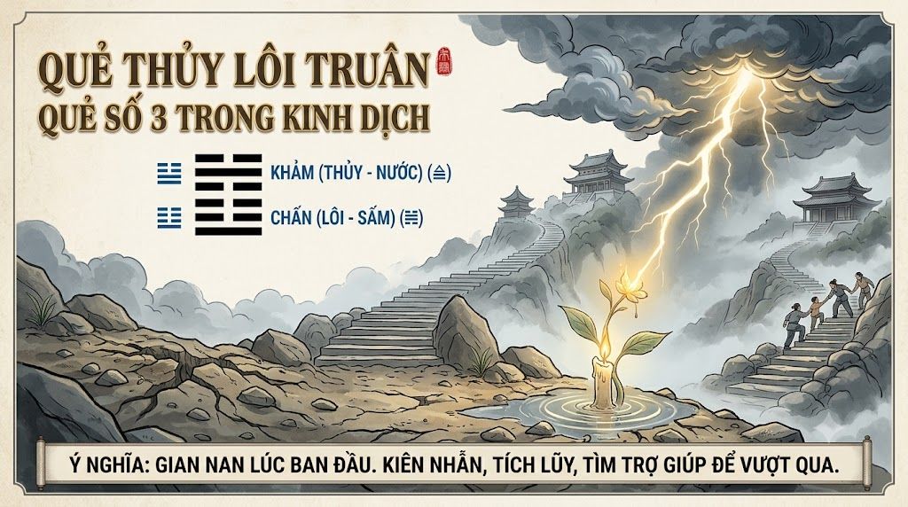 Quẻ Thủy Lôi Truân (3)