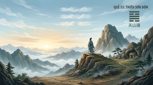 Quẻ Thiên Sơn Độn (33)