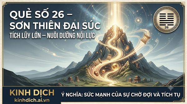 Quẻ Sơn Thiên Đại Súc (26)