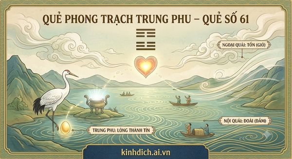 Quẻ Phong Trạch Trung Phu (61)