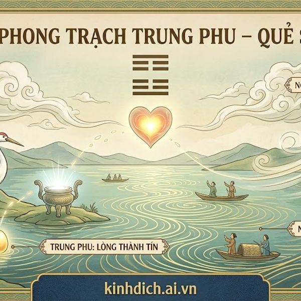 Quẻ Phong Trạch Trung Phu (61)
