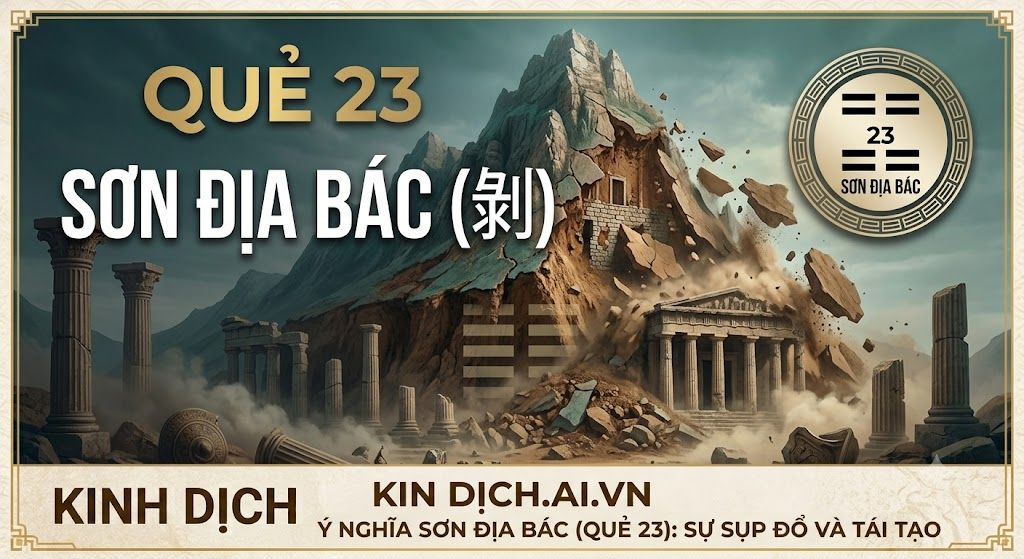 Quẻ 23 trong kinh dịch sơn địa bác