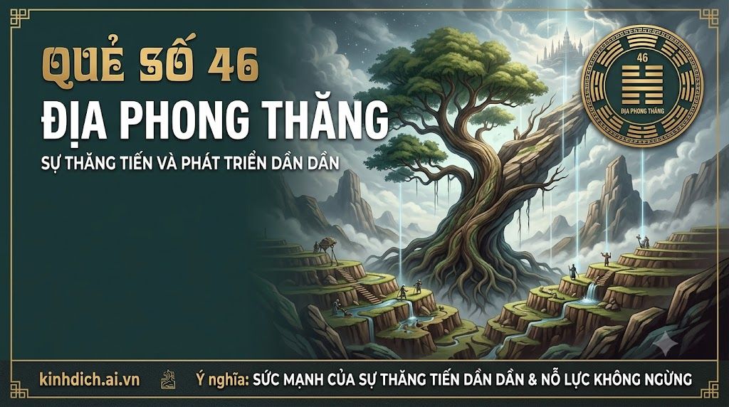 Quẻ Địa Phong Thăng (46)