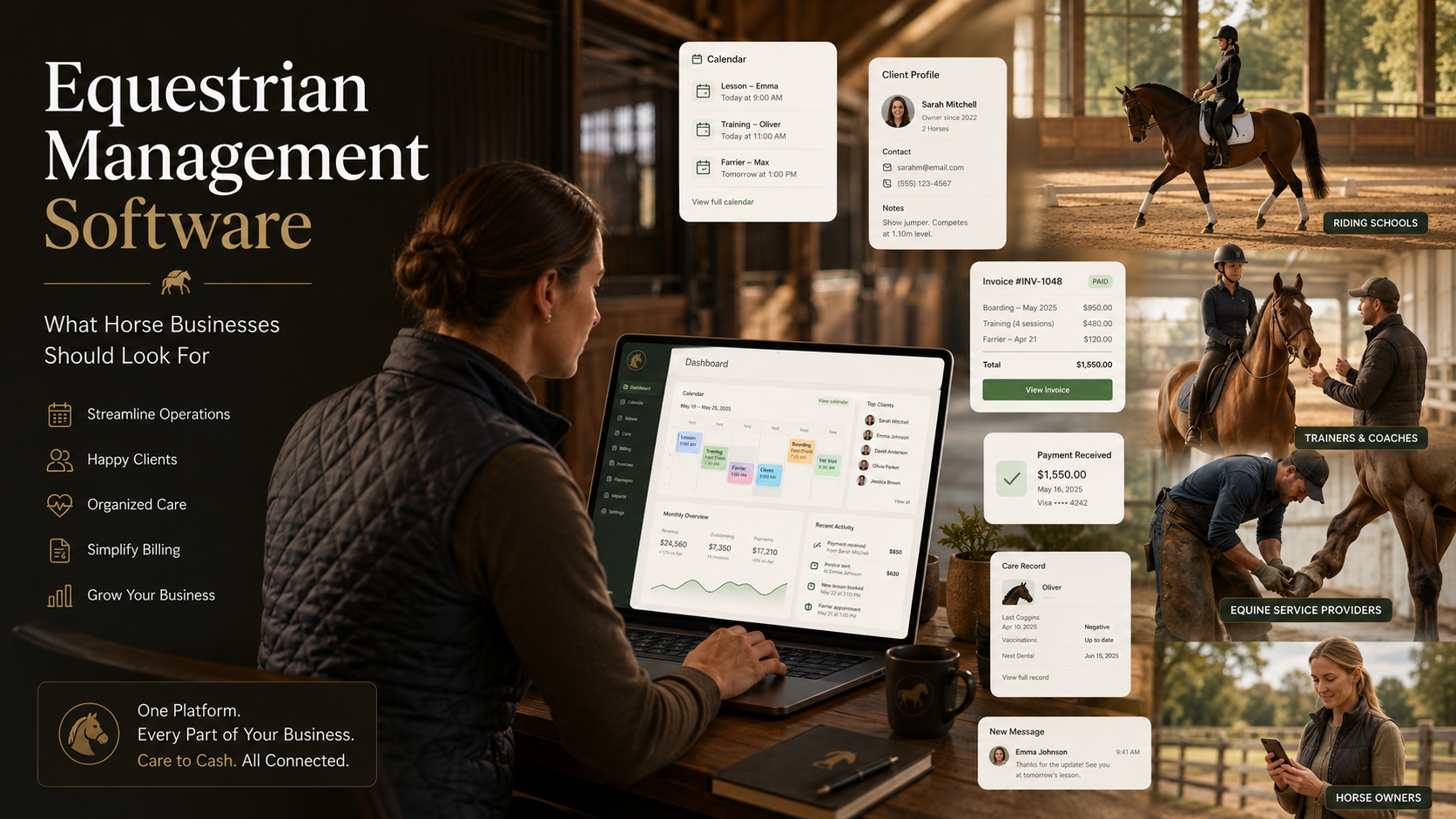 Equestrian Management Software: What Horse Businesses Should Look For