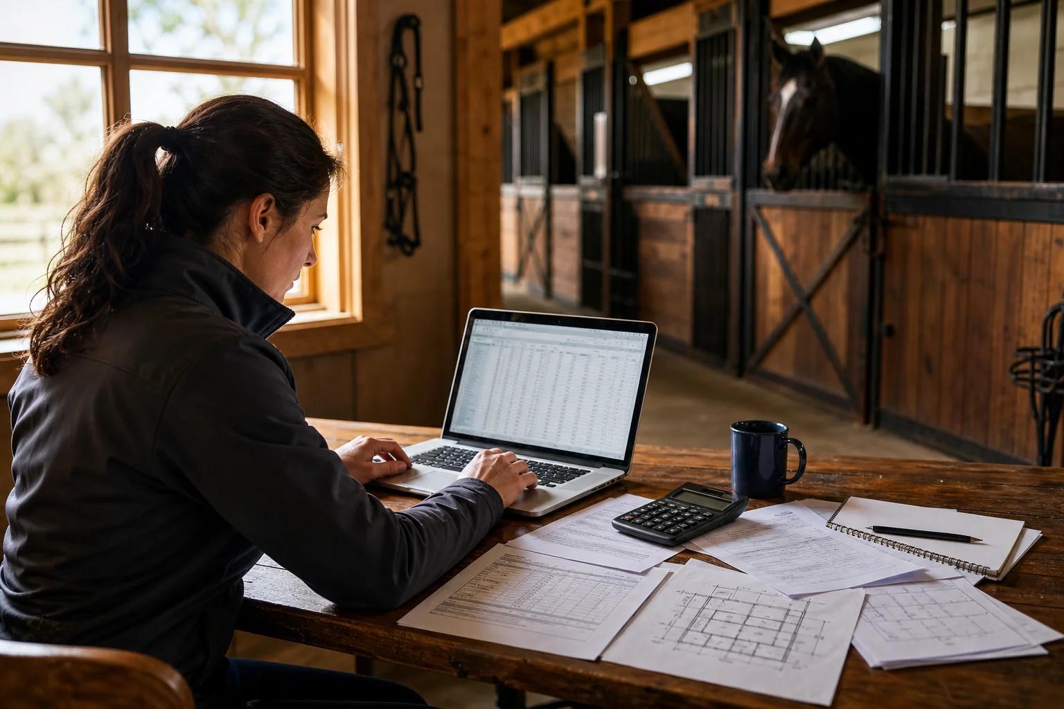 Build a Horse Board Pricing Worksheet: Cost Out Every Stall Before You Set a Rate