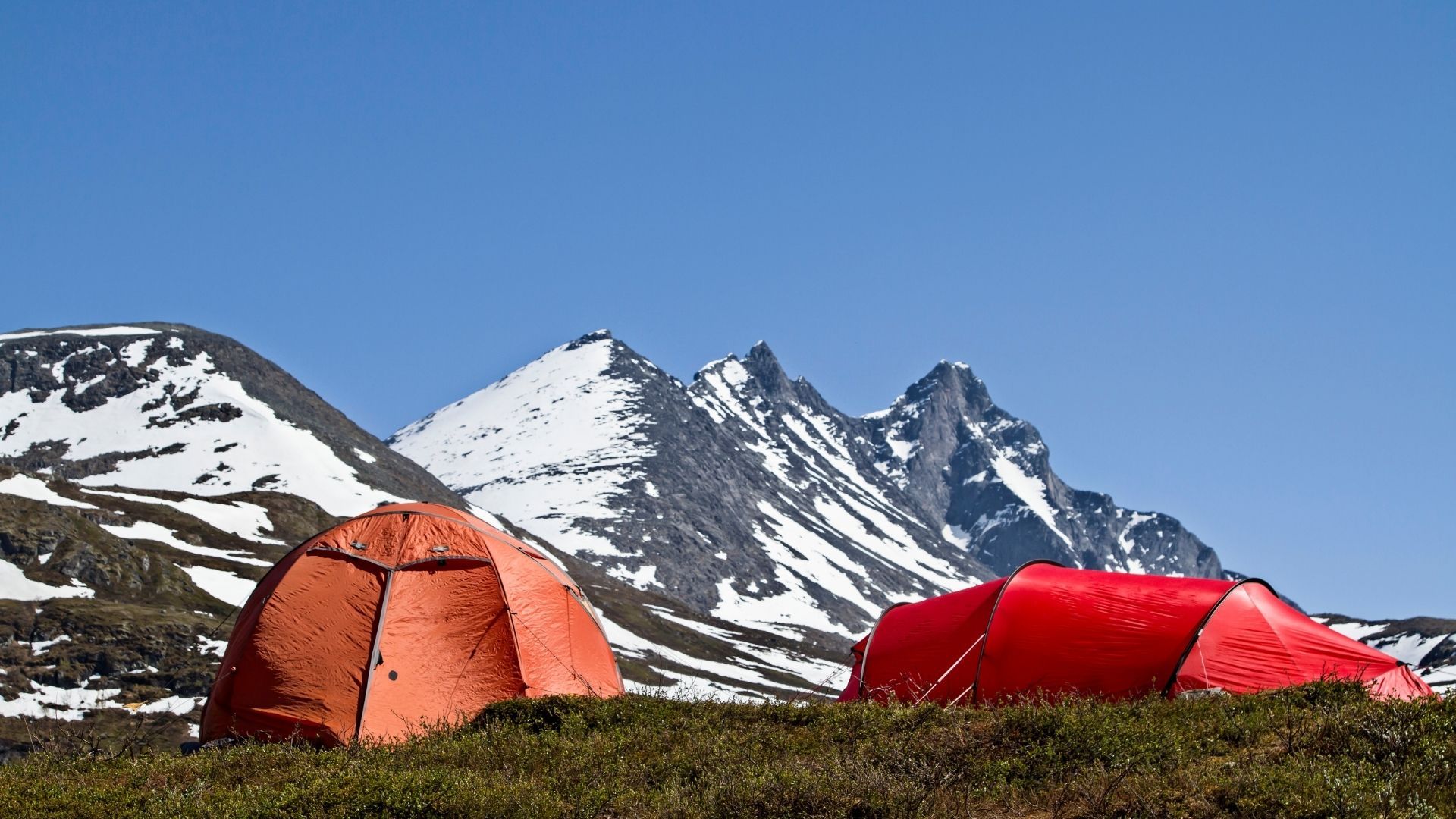 tentes en bivouac