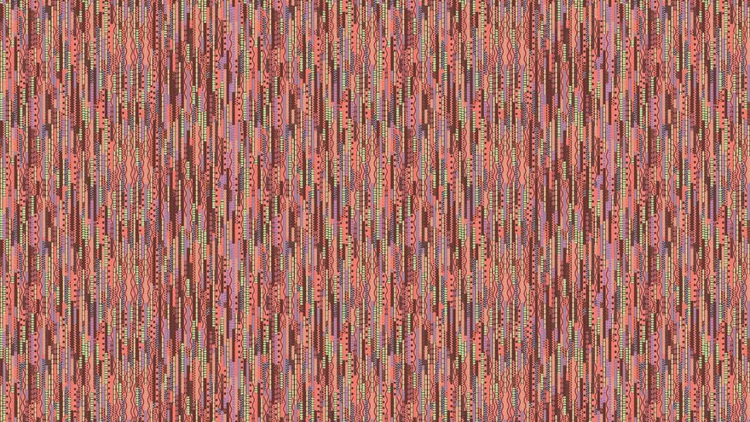 Wallpaper with vertical lines in red colors