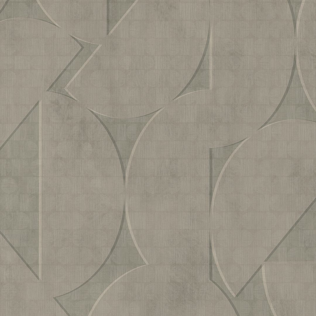 Eclipse 01: Luxe groen behang in moderne woonkamer.