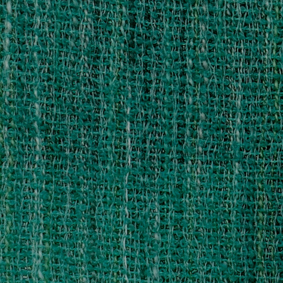 Sea green wallpaper with various woven cloths