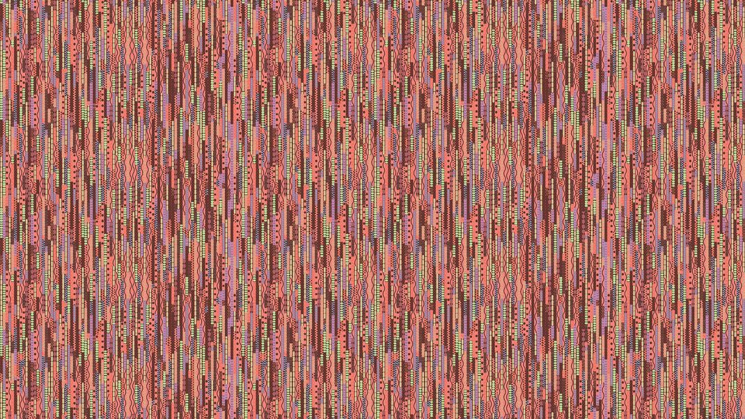 Wallpaper with vertical lines in red colors