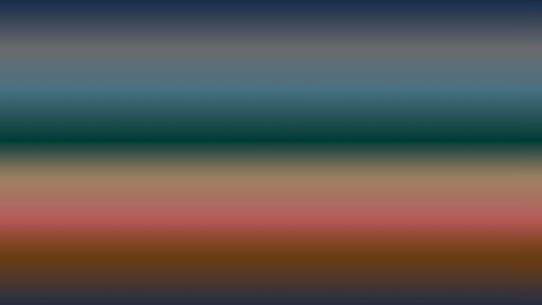 Wallpaper of horizontal lines in gradient in blue, green, and pink shades