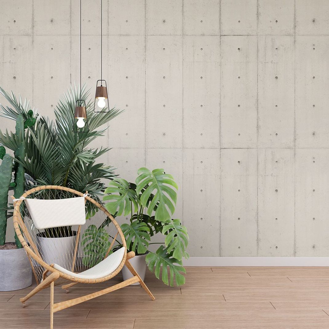 Wallpaper with concrete pattern 